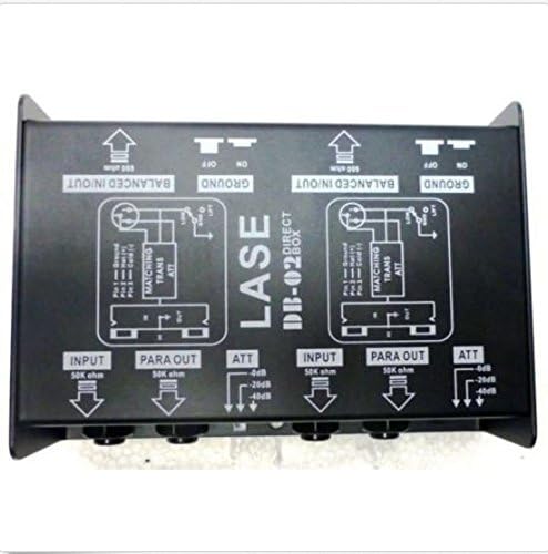 DB-02 - Caja directa pasiva profesional de doble canal.