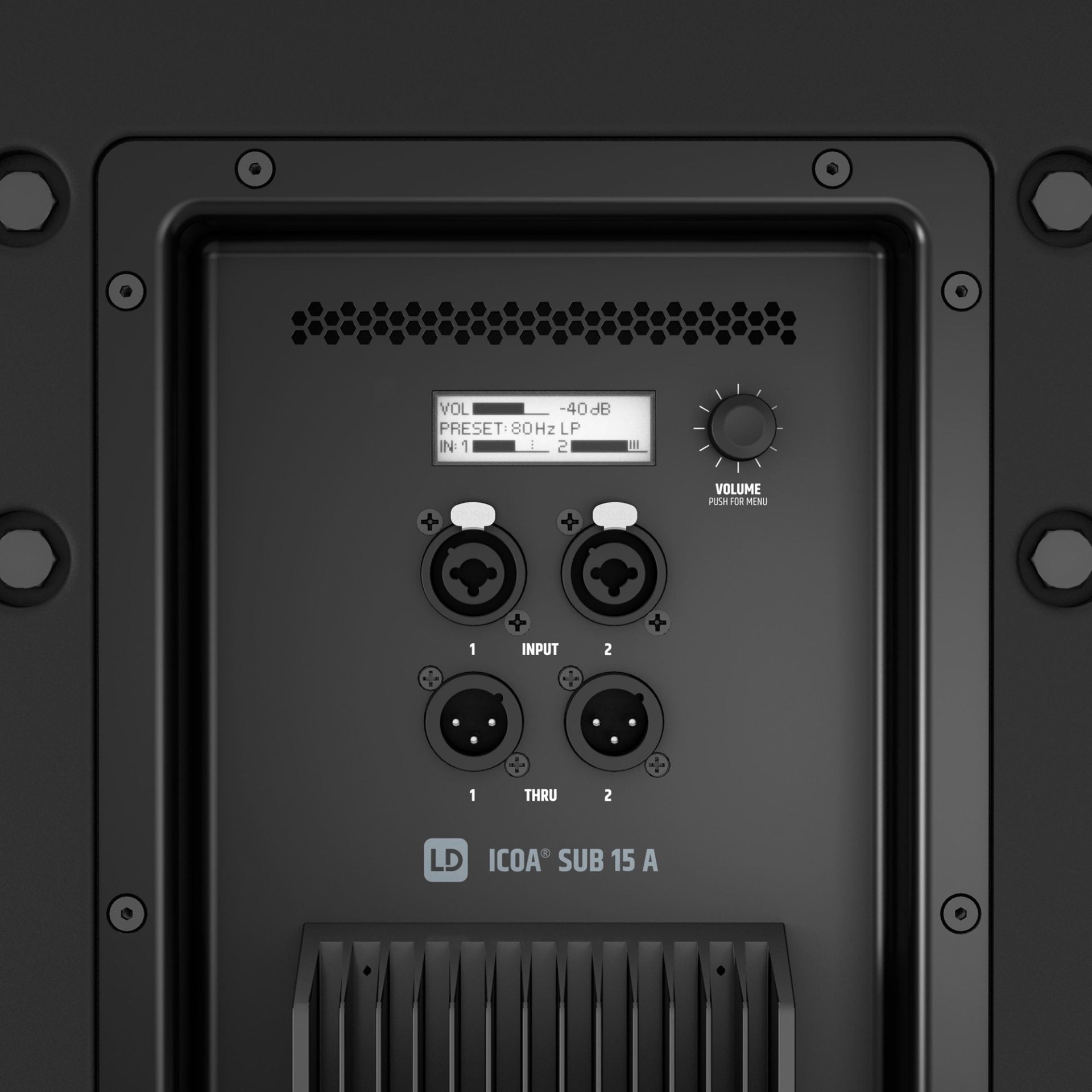 LD Systems ICOA SUB 15A | Subwoofer Activo Profesional 15” 1600W