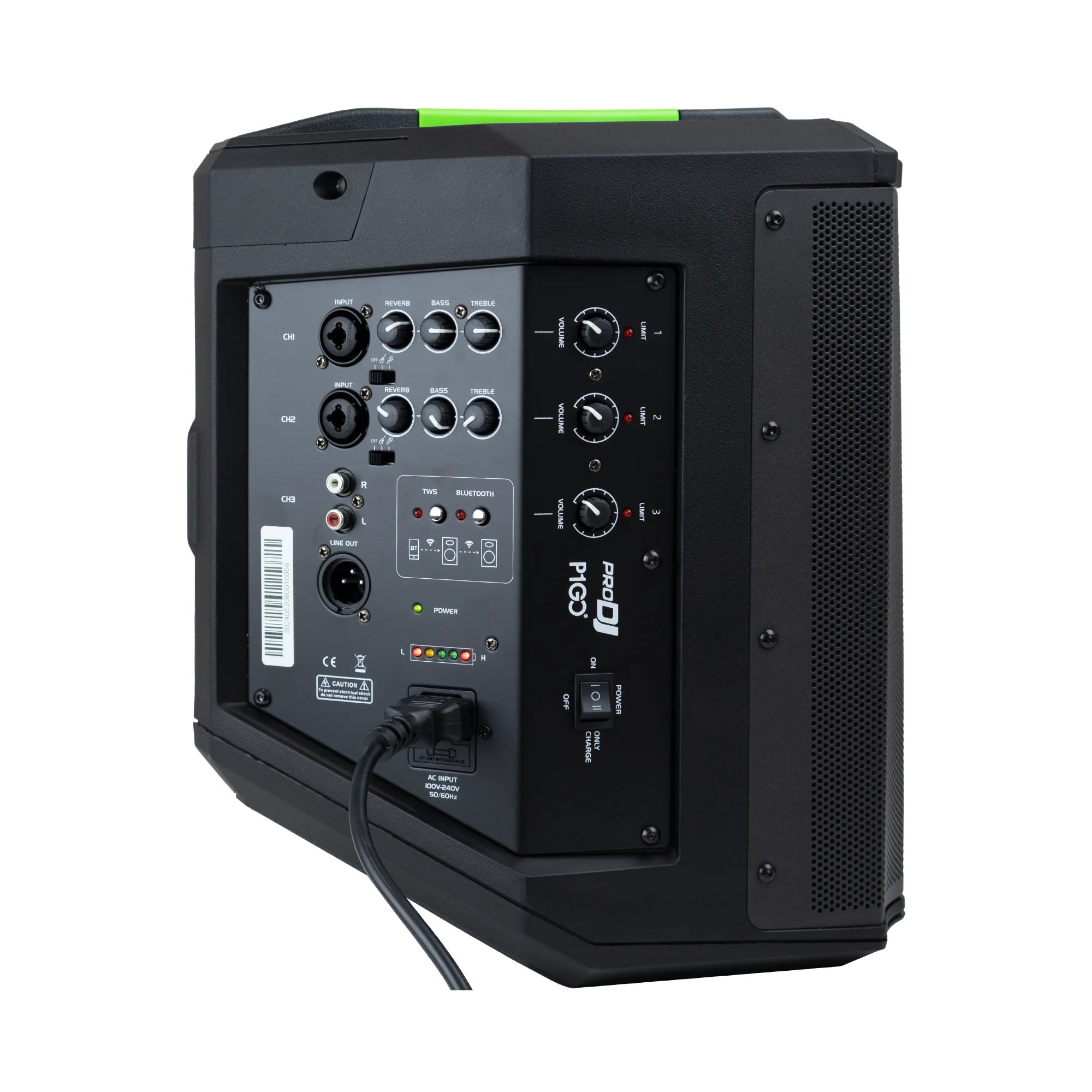 Sistema PA Portátil Recargable Pro DJ P1 GO