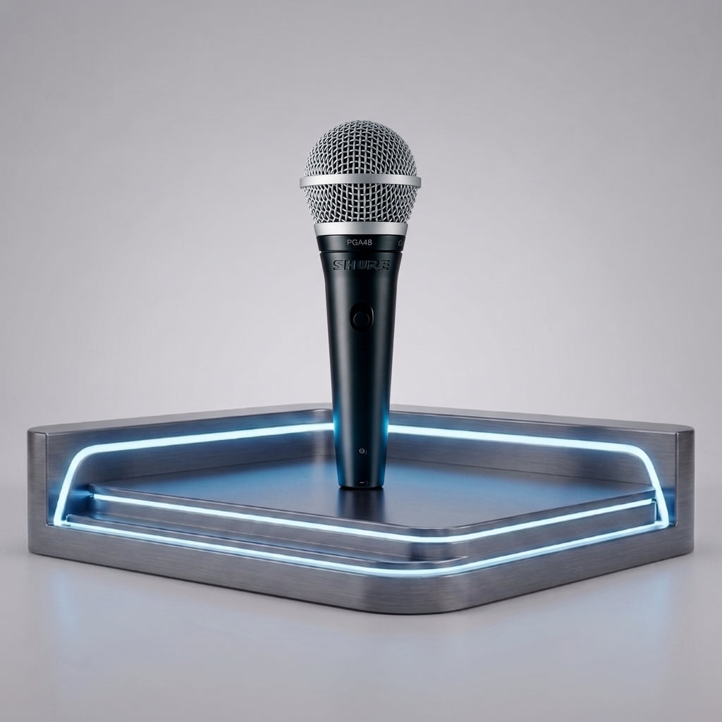 Micrófono Alámbrico de Mano Shure PGA48-LC