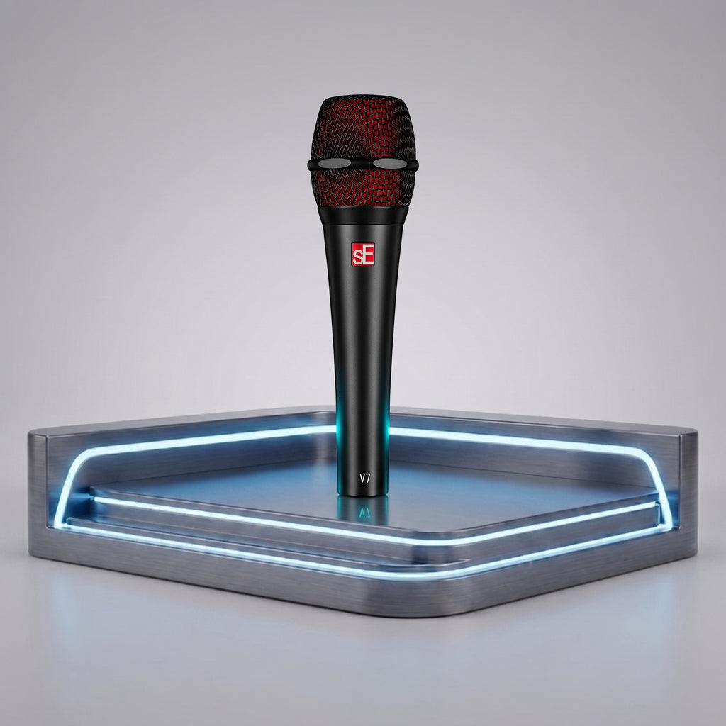 Micrófono Dinámico sE Electronics V7 Black - Profesional de Mano
