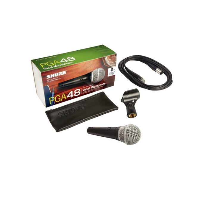 Micrófono Alámbrico de Mano Shure PGA48-LC