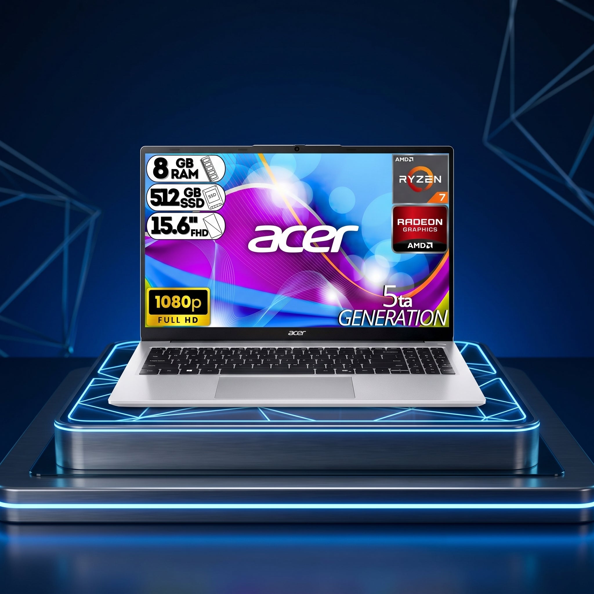 Computador Portátil Acer Aspire Lite 15 AL15-41P-R7JP - Procesador AMD Ryzen 7